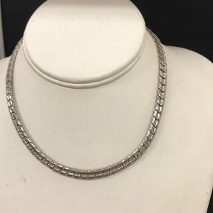 Silver Tone Necklace